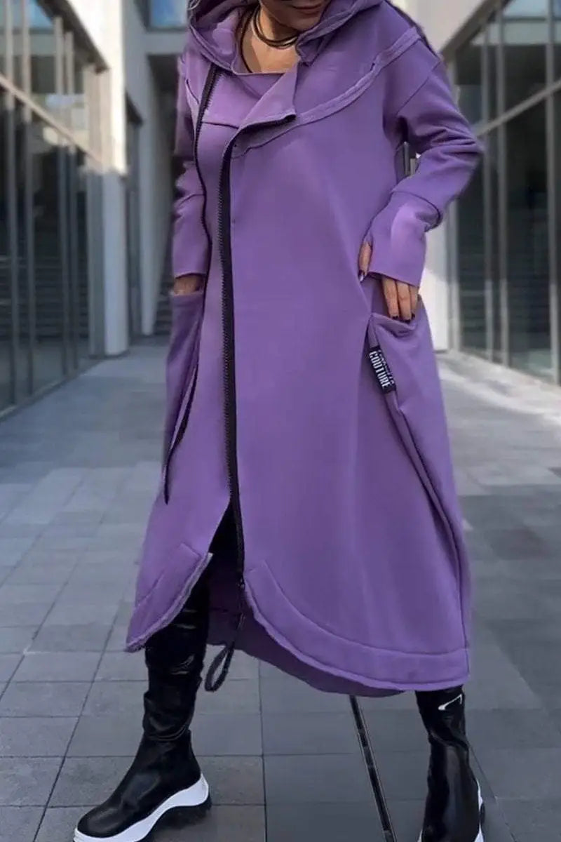 Hooded Beatriz Long Coat