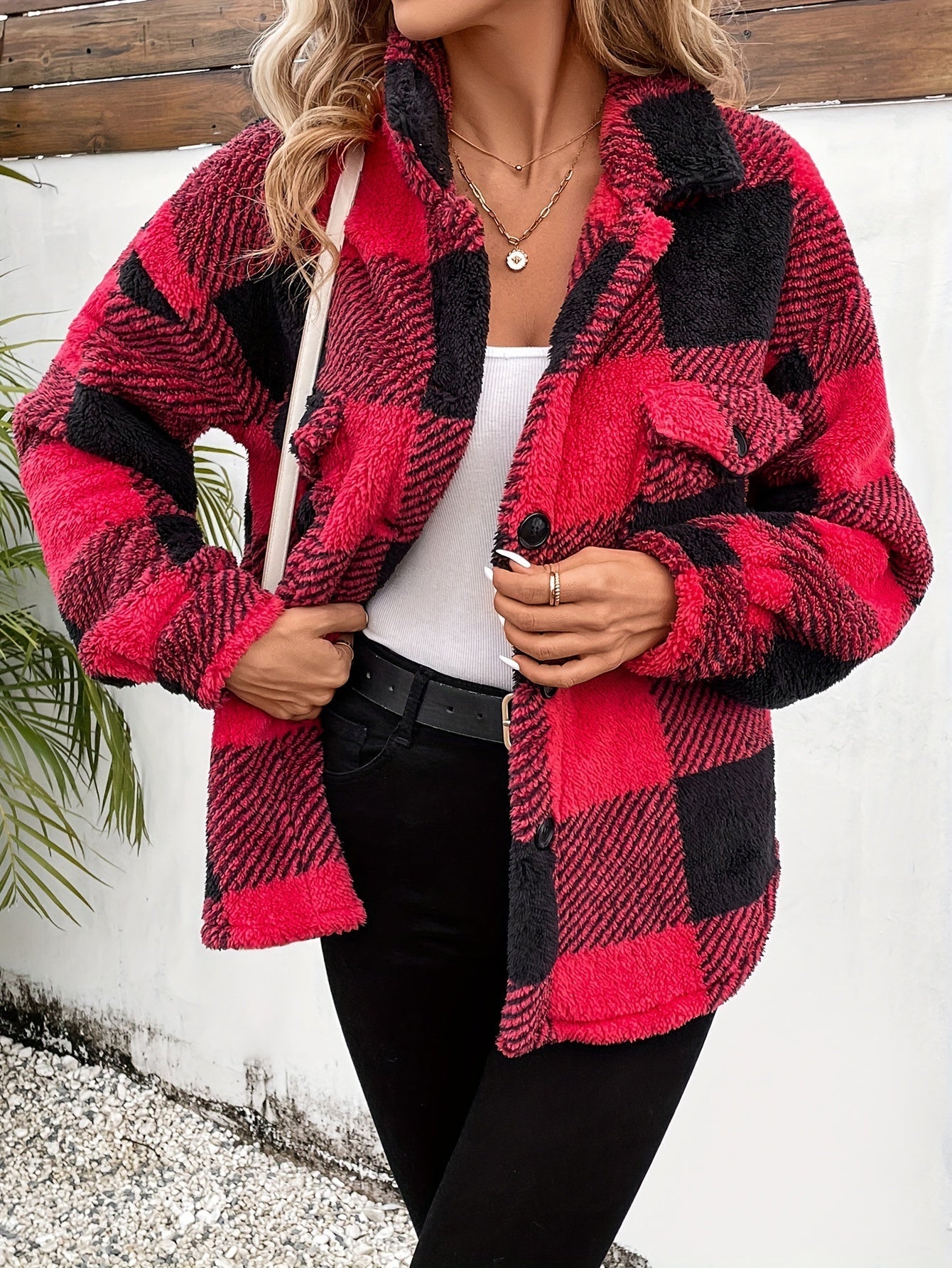 ModeGeist | Flanellhemd mit Karos Polyester Warm und Stilvoll