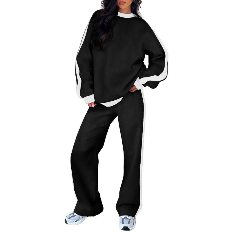 MODEGEIST Damen Sweatshirt-Set Oversize Weicher Stoff Casual