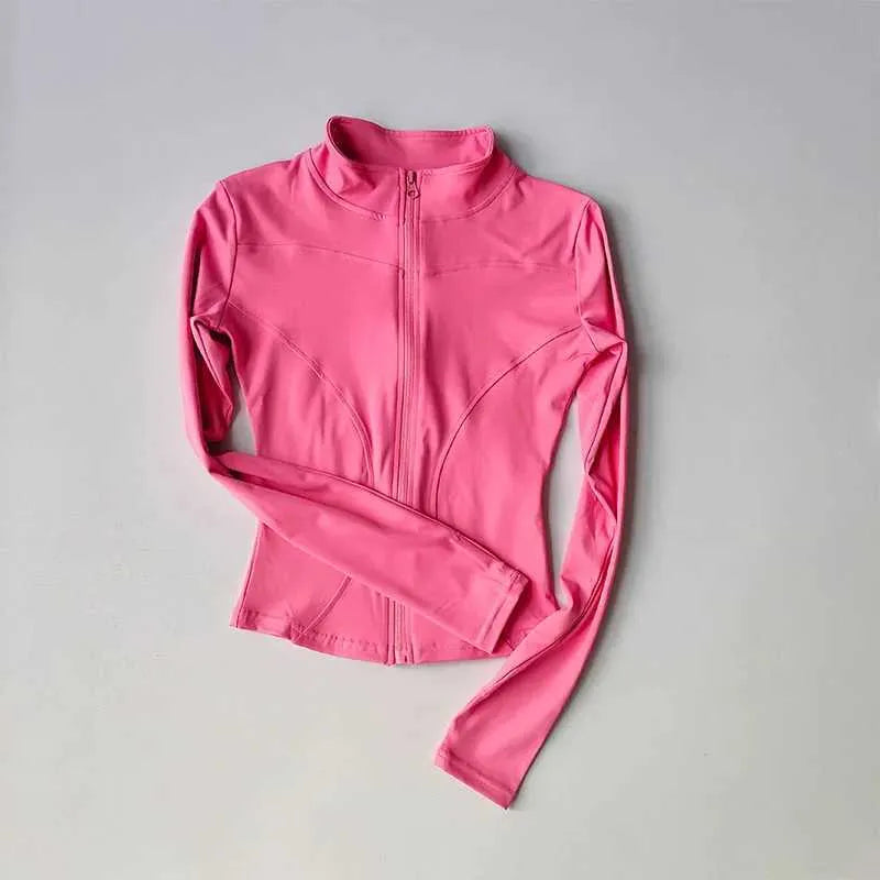 ModeGeist | Damen Langarm Zip Up Activewear Jacke