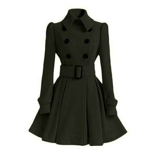 ModeGeist | Damen Doppelreiher Windbreaker Trenchcoat