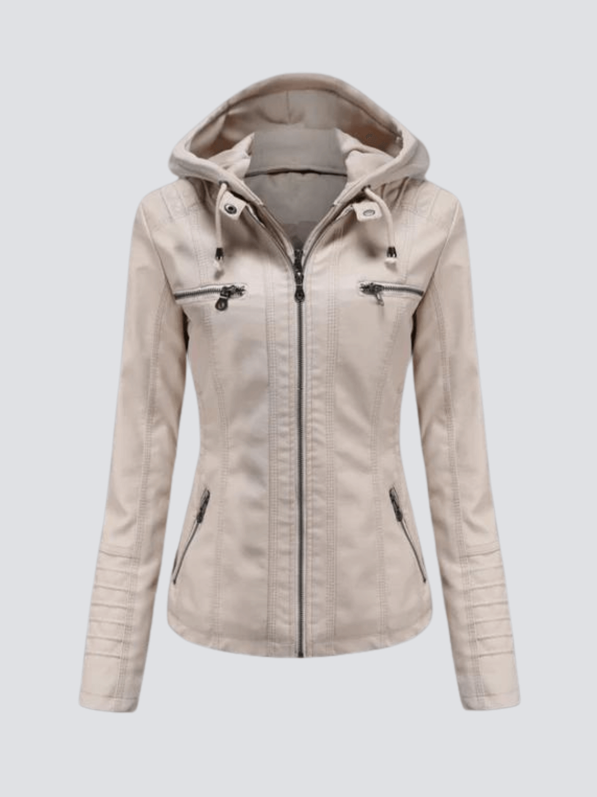 ModeGeist | Damen Kapuzen Klassiker Jacke