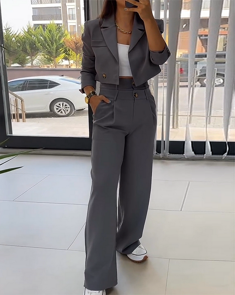 Blazer und Hose, 2-teilig