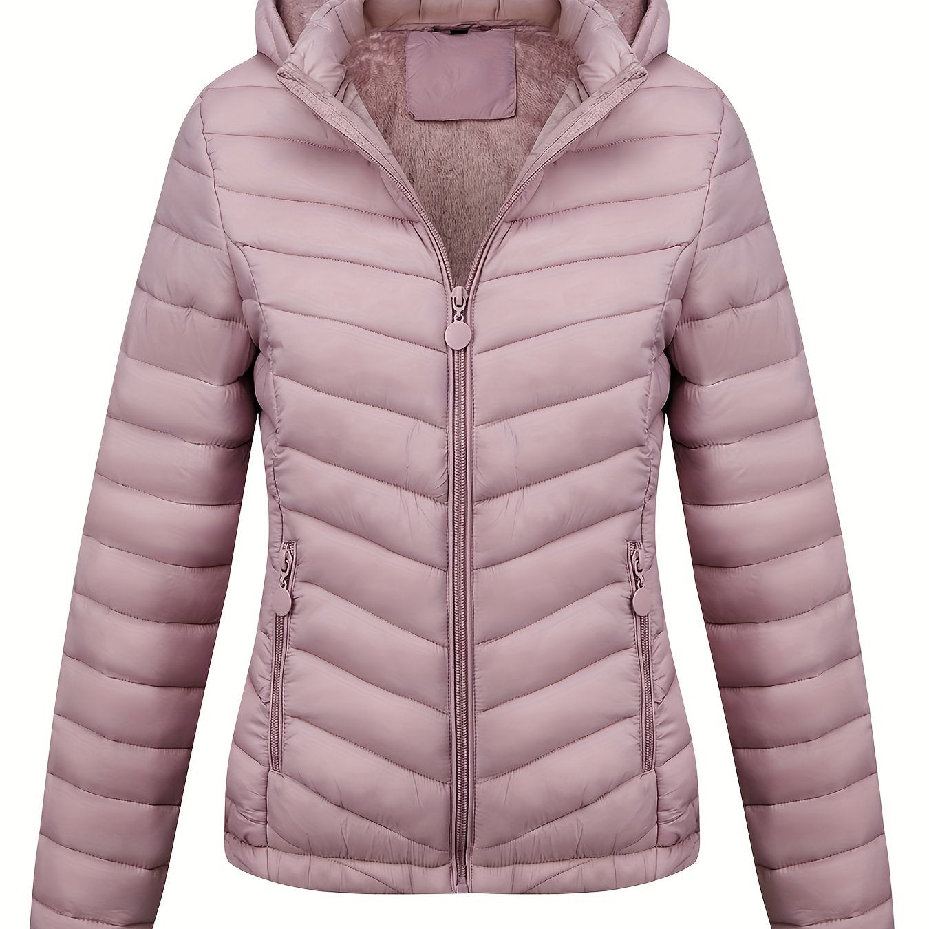 ModeGeist | Zipfeljacke mit Kapuze und Schrägen Taschen