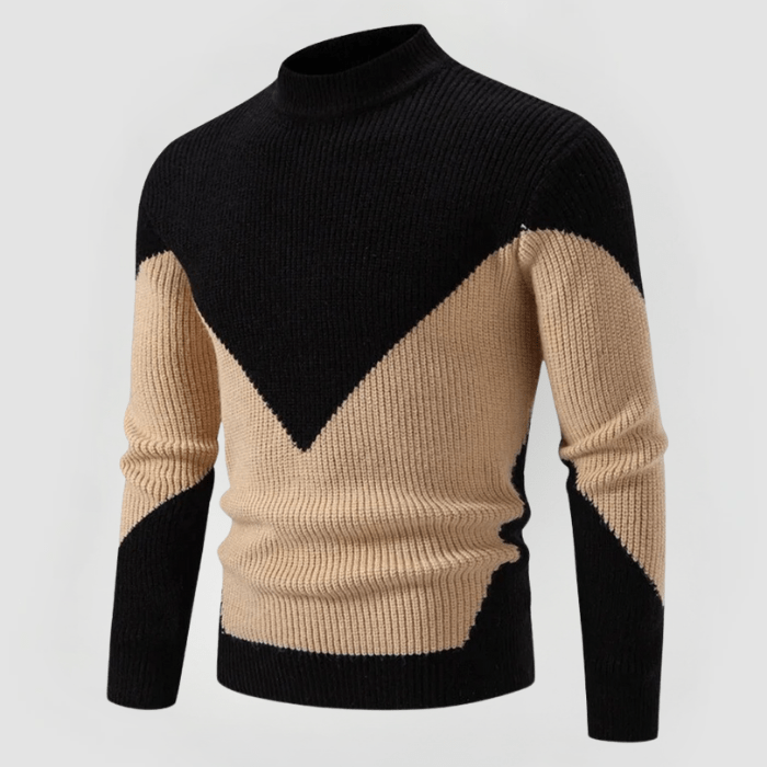 MAIK - Enganliegender Strickpullover