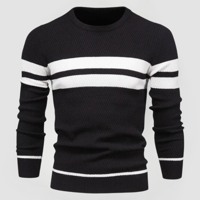 SALVATORE –  Enganliegender Strickpullover