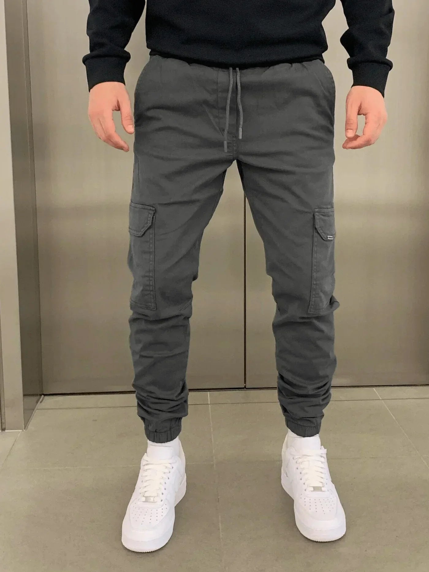 Herren Cargohose von Stefano: Stretch Komfort