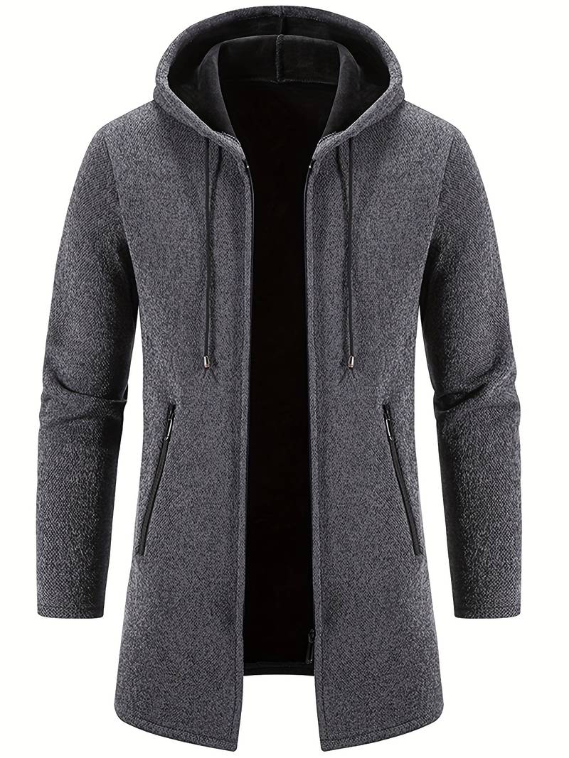Männer-Kapuzenjacke mit Zipper