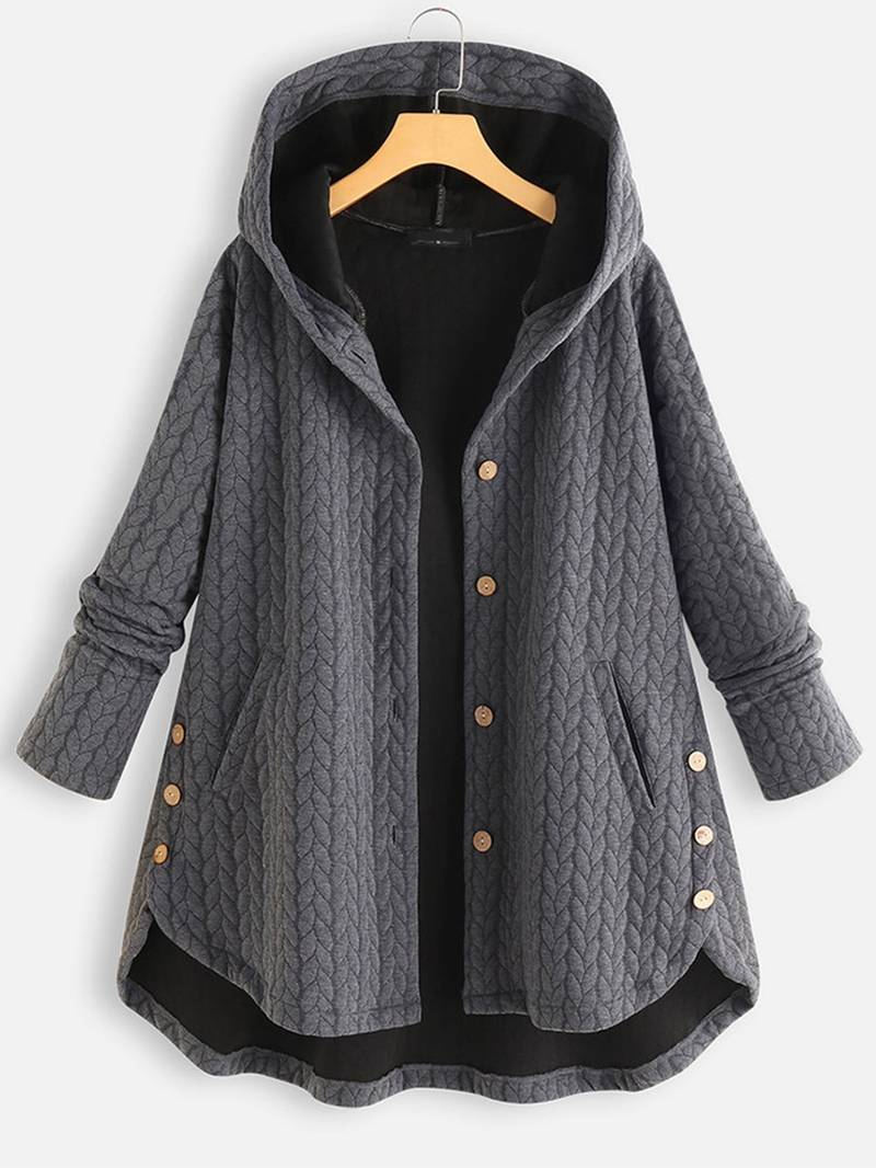 ModeGeist | Warme Winterjacke Rotwein