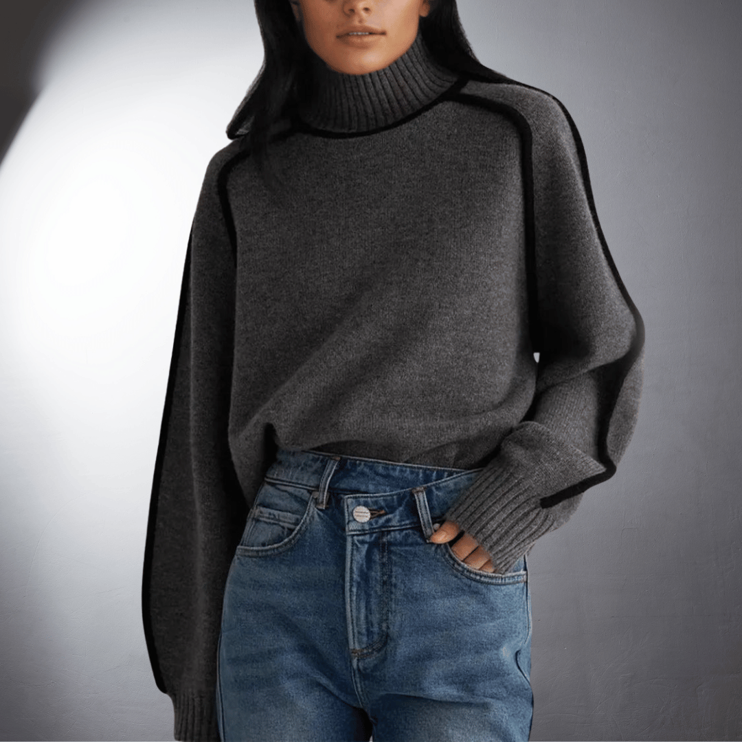 MODEGEIST Damen Rollkragenpullover weich klassisch nachhaltig umweltfreundlich
