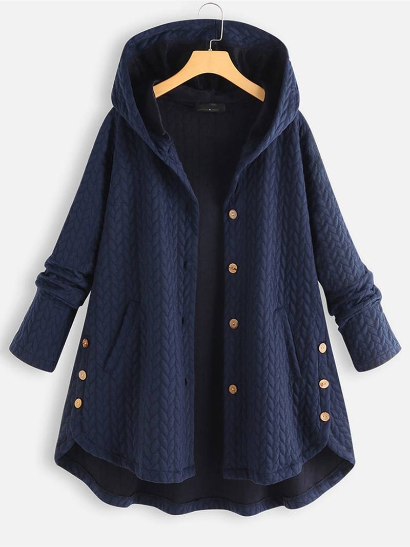 ModeGeist | Warme Winterjacke Rotwein
