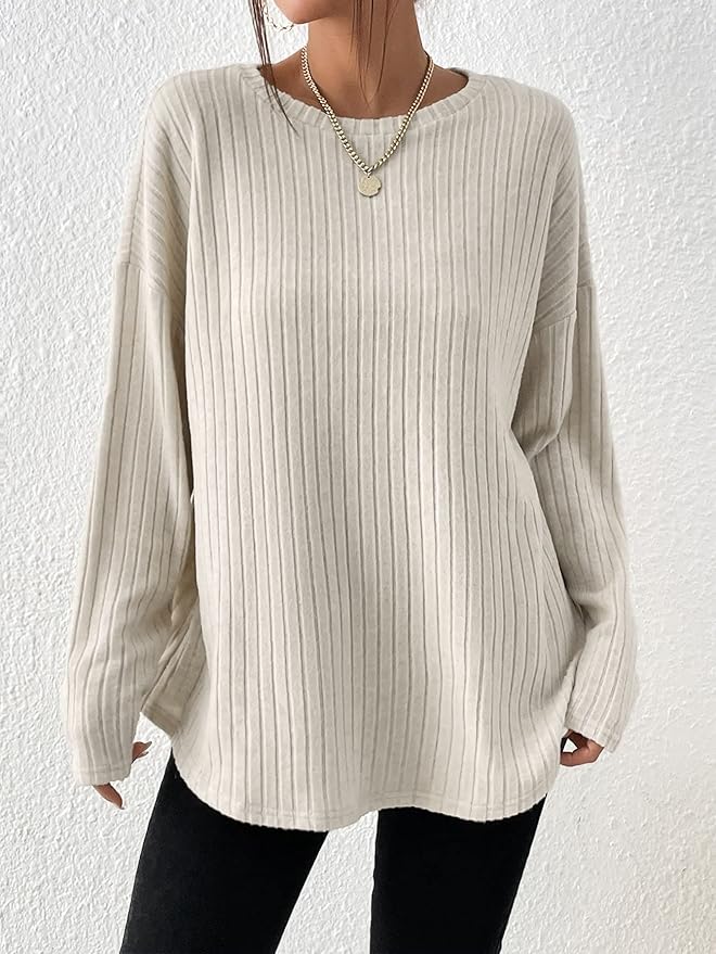 ModeGeist | Eleganter Gerippter Pullover