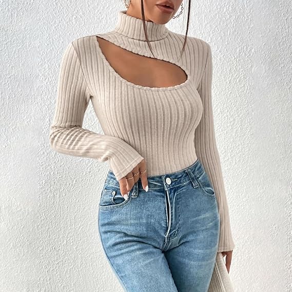 ModeGeist | Hoher Hals Rollkragenpullover