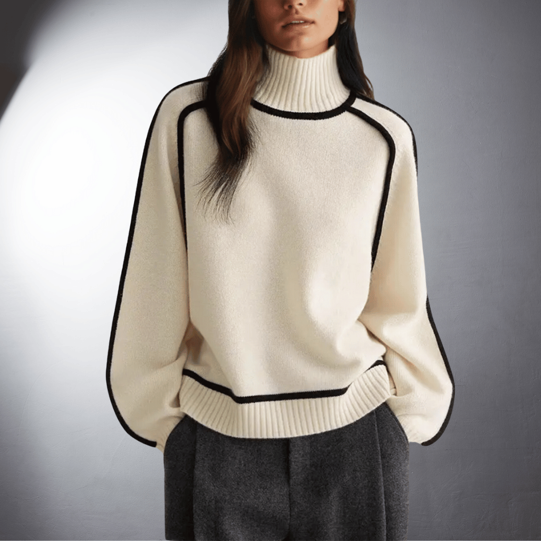 MODEGEIST Damen Rollkragenpullover weich klassisch nachhaltig umweltfreundlich