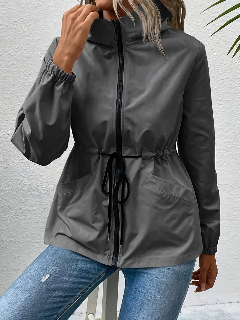 Elegantes Kapuzenpullover mit Reißverschluss und langen Ärmeln von Lurielis