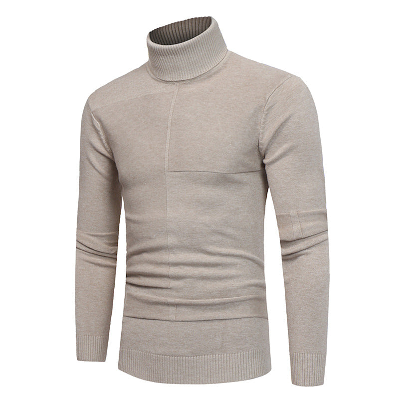 Herren Hochwertiger Rollkragenpullover aus weichem Strick ModeGeist