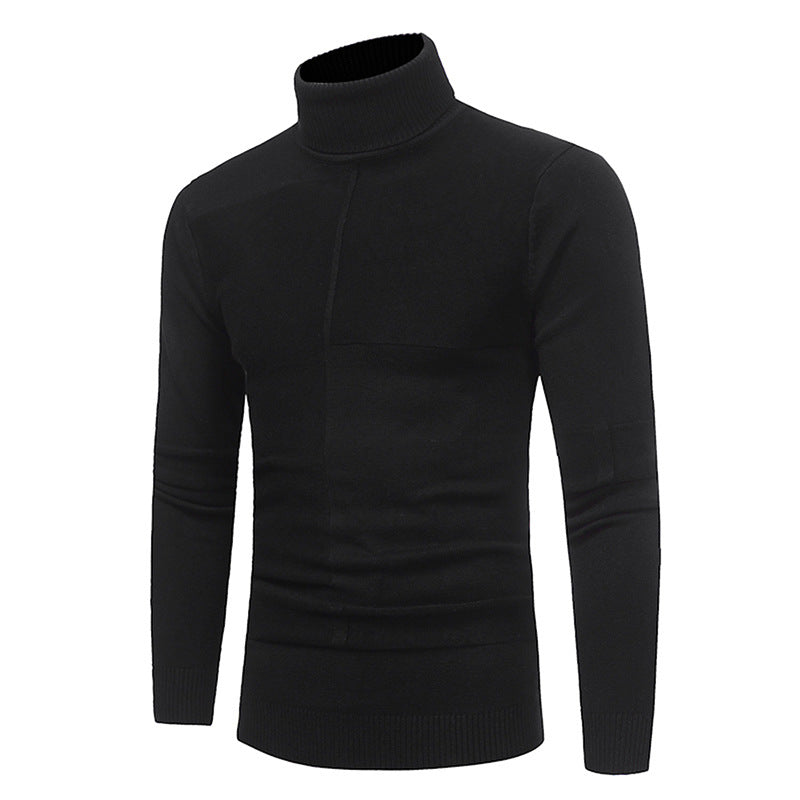 Herren Hochwertiger Rollkragenpullover aus weichem Strick ModeGeist