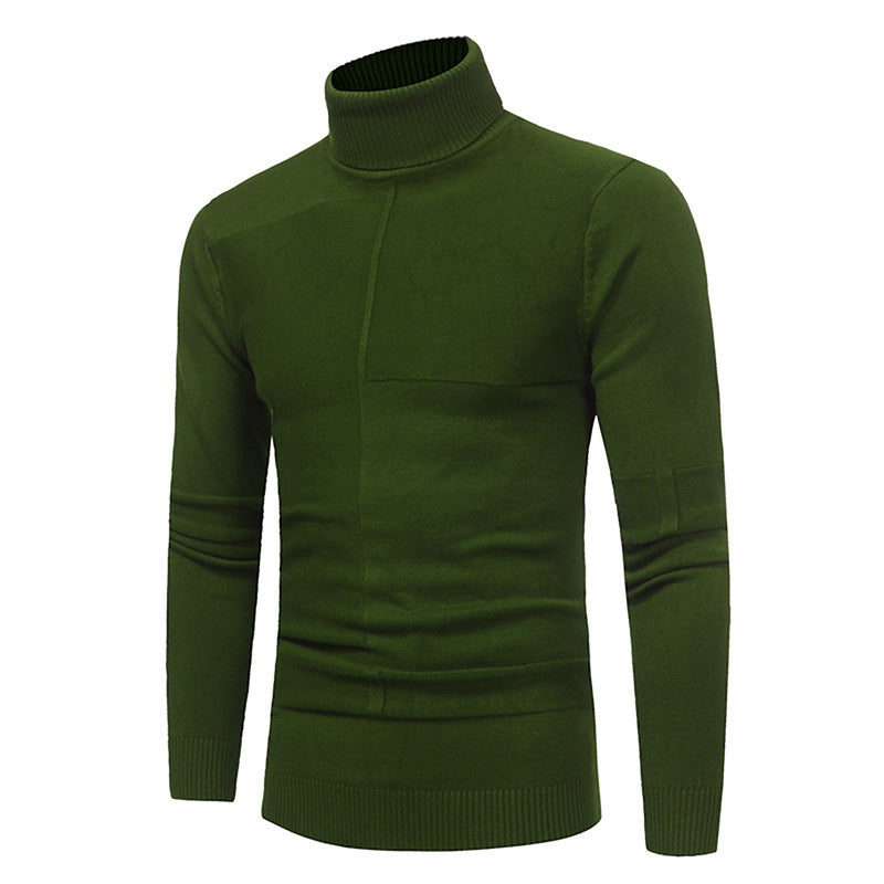 Herren Hochwertiger Rollkragenpullover aus weichem Strick ModeGeist