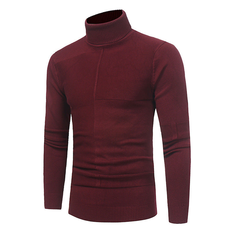Herren Hochwertiger Rollkragenpullover aus weichem Strick ModeGeist