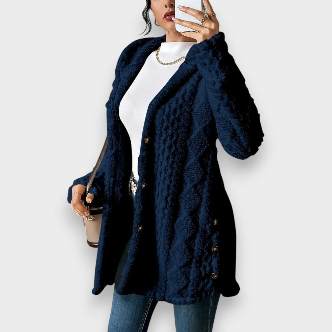 ModeGeist | Plüsch-Hoodie-Cardigan-Pullover