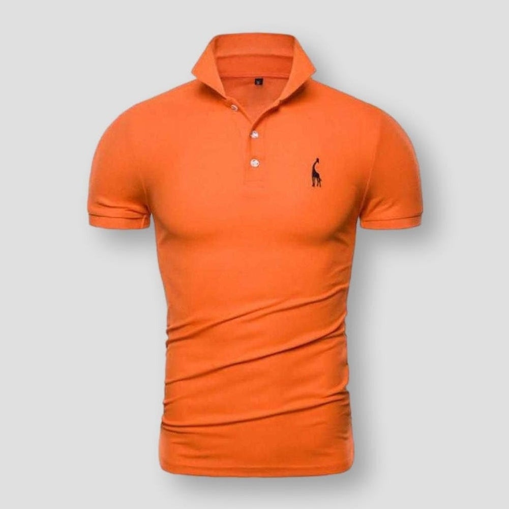 Madrid Cotton Polo Shirt by Helen Sky