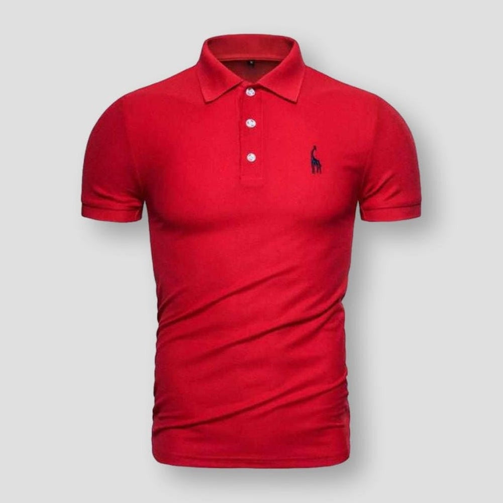 Madrid Cotton Polo Shirt by Helen Sky