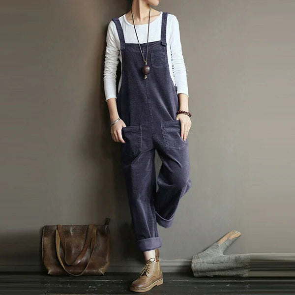 Eliza: Entspannter Cord-Overall