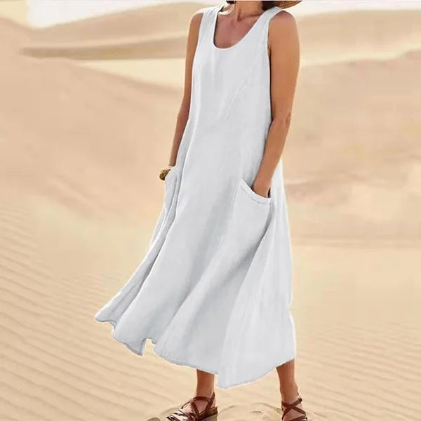 MODEGEIST Damen Alltagskleid Klassisches Design Vielseitiger Stil