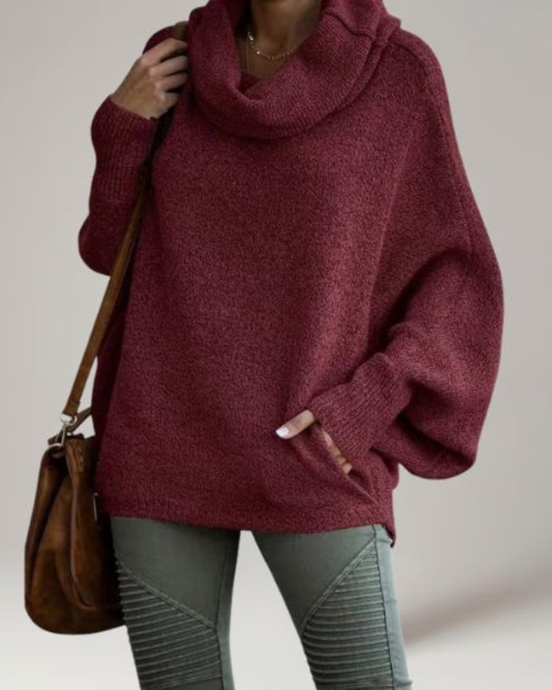 ModeGeist | Chic Stehkragen-Pullover