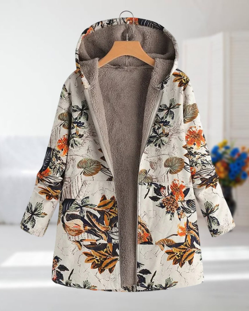 ModeGeist | Jacke mit Blumendruck