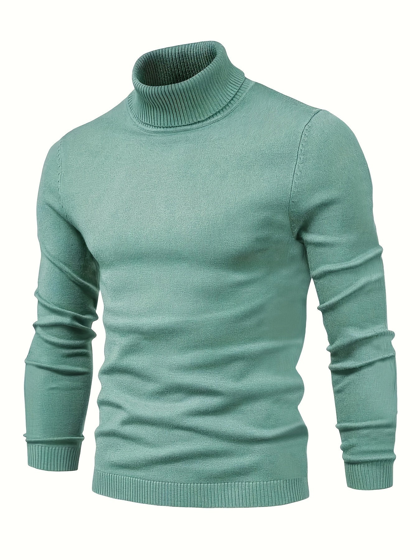 ModeGeist | Klassischer Rollkragenpullover Weich und Stilvoll Wollmischung