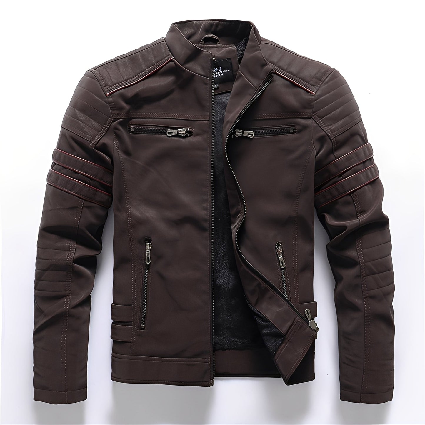 ModeGeist | Stylische Motorrad-Lederjacke für Herren
