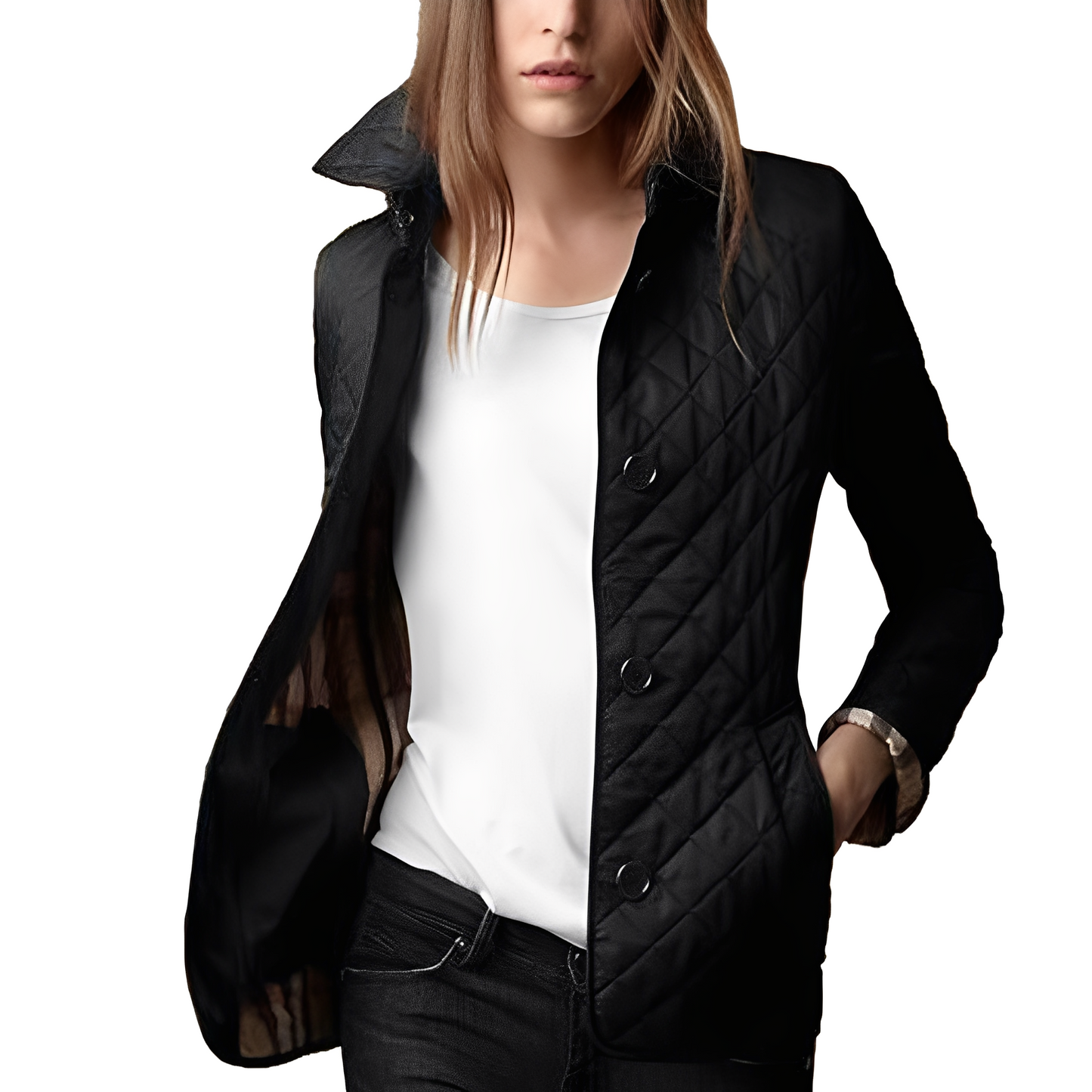 ModeGeist | Warme, taillierte Jacke für Frauen