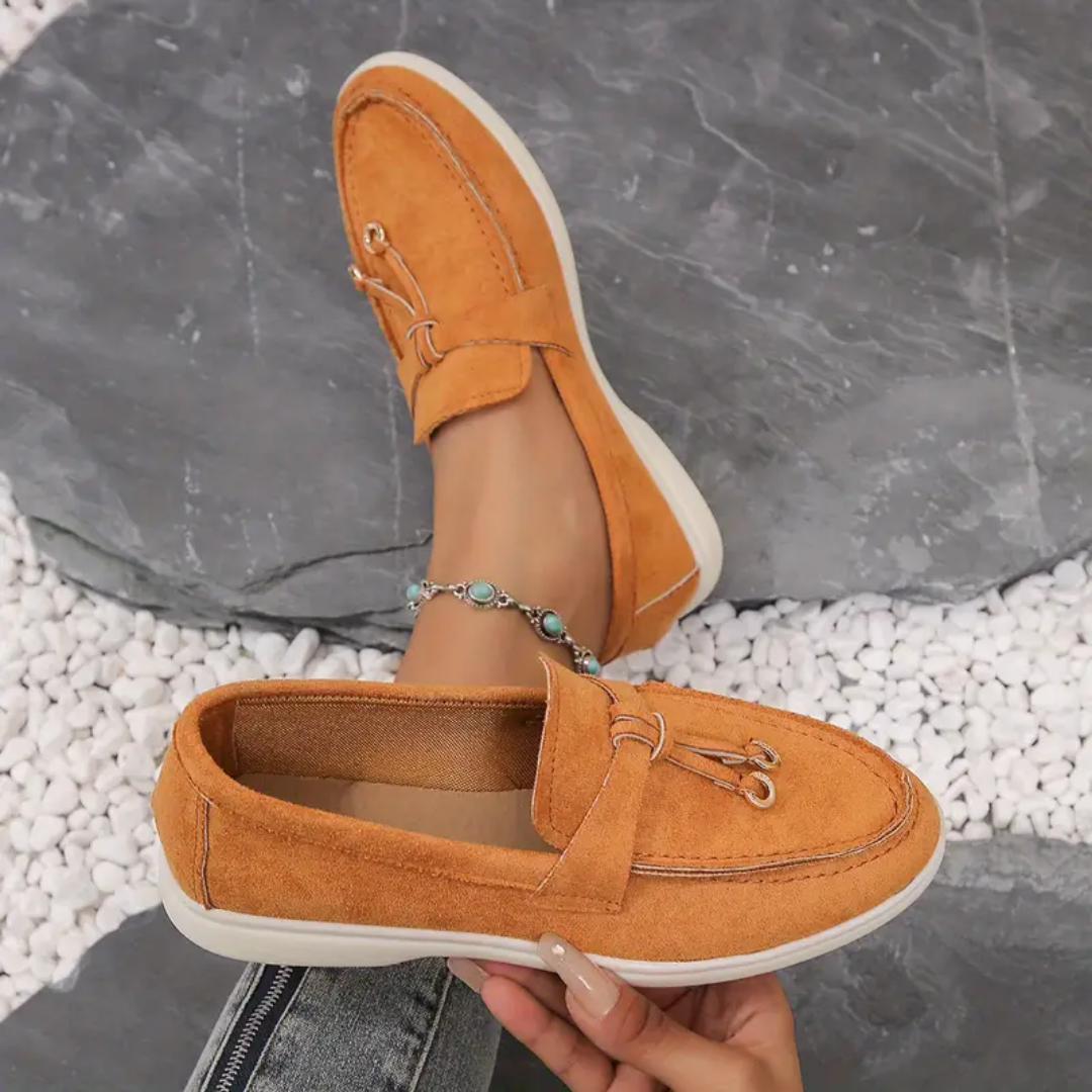 Lia: Elegante Plüsch-Loafer