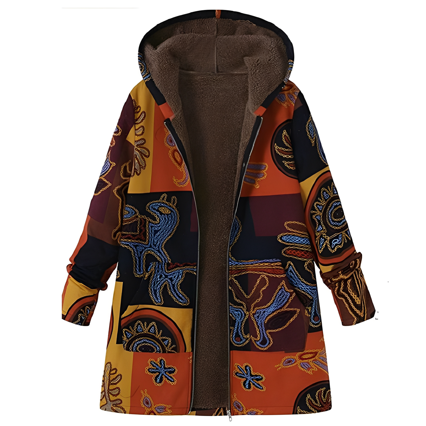 ModeGeist | Vintage-Jacke mit Muster für Damen