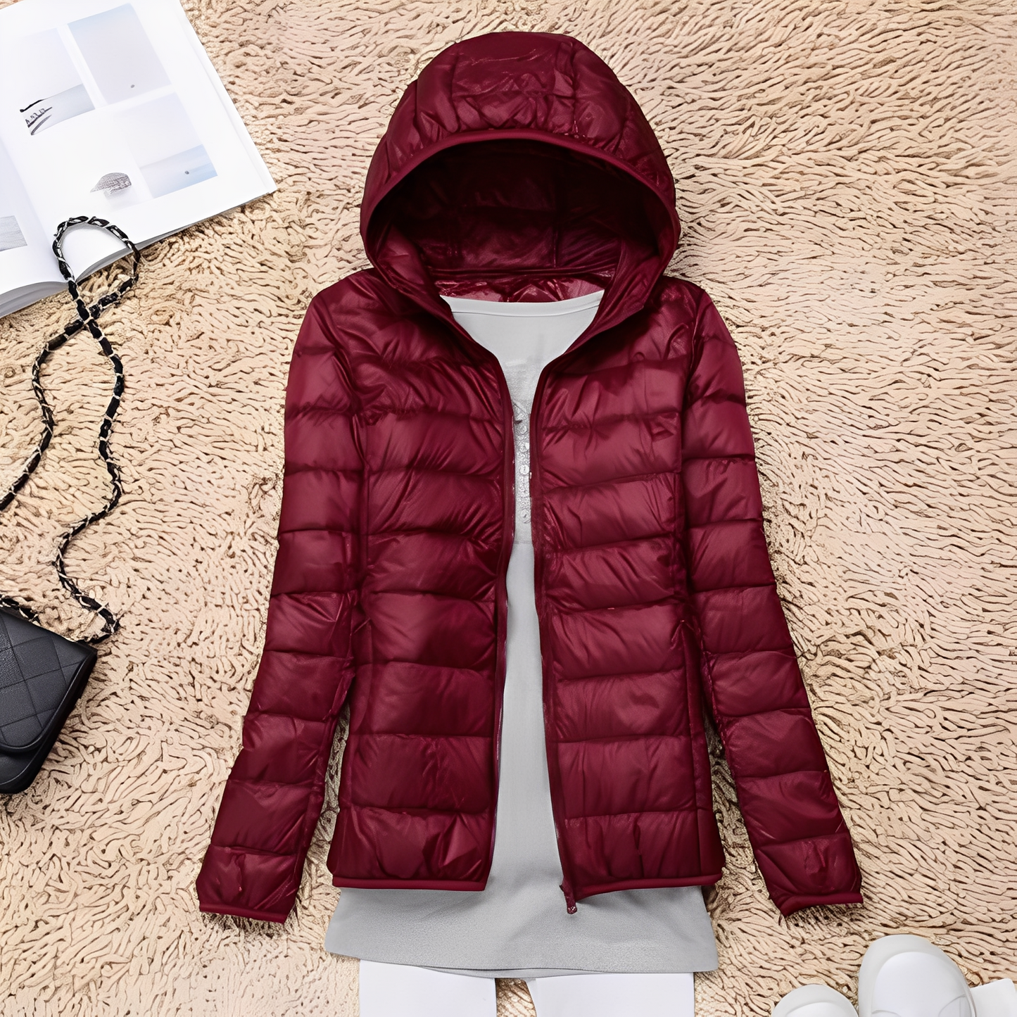 ModeGeist | Lässige Slim Down-Jacke für Frauen