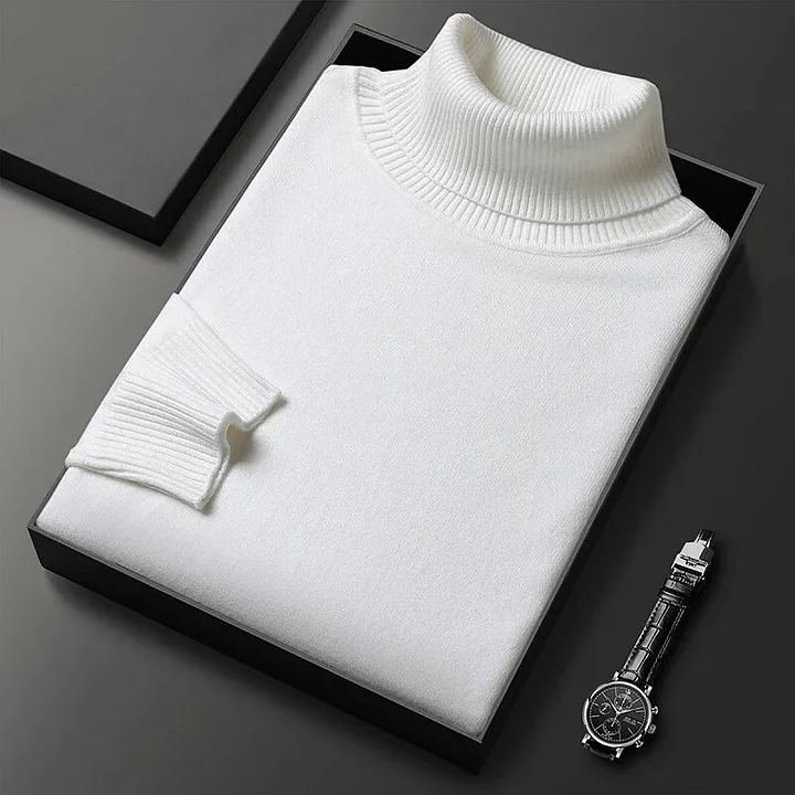 Eman Rollkragenpullover, Slim Fit