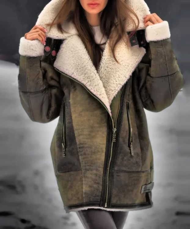 ModeGeist | Warme Fleecejacke für Frauen