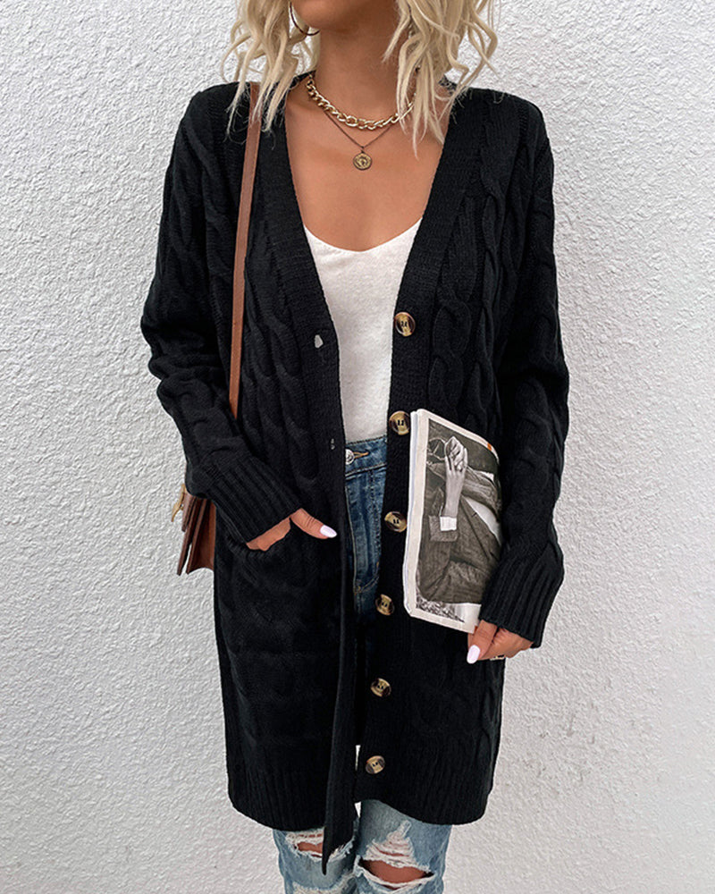 ModeGeist | Stylischer Langarm-Herbst-Cardigan für Damen