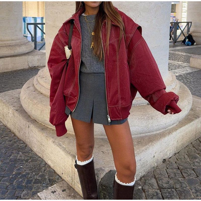 ModeGeist | Oversized Bomberjacke für Frauen