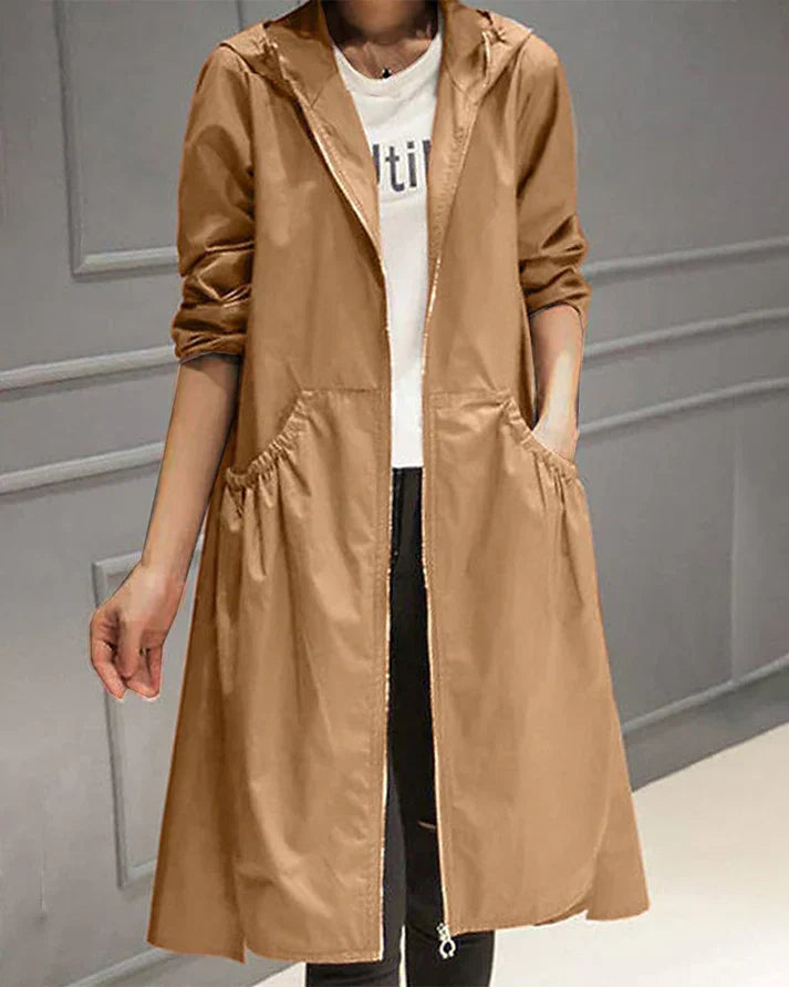 ModeGeist | Bequeme Lange Jacke für Damen