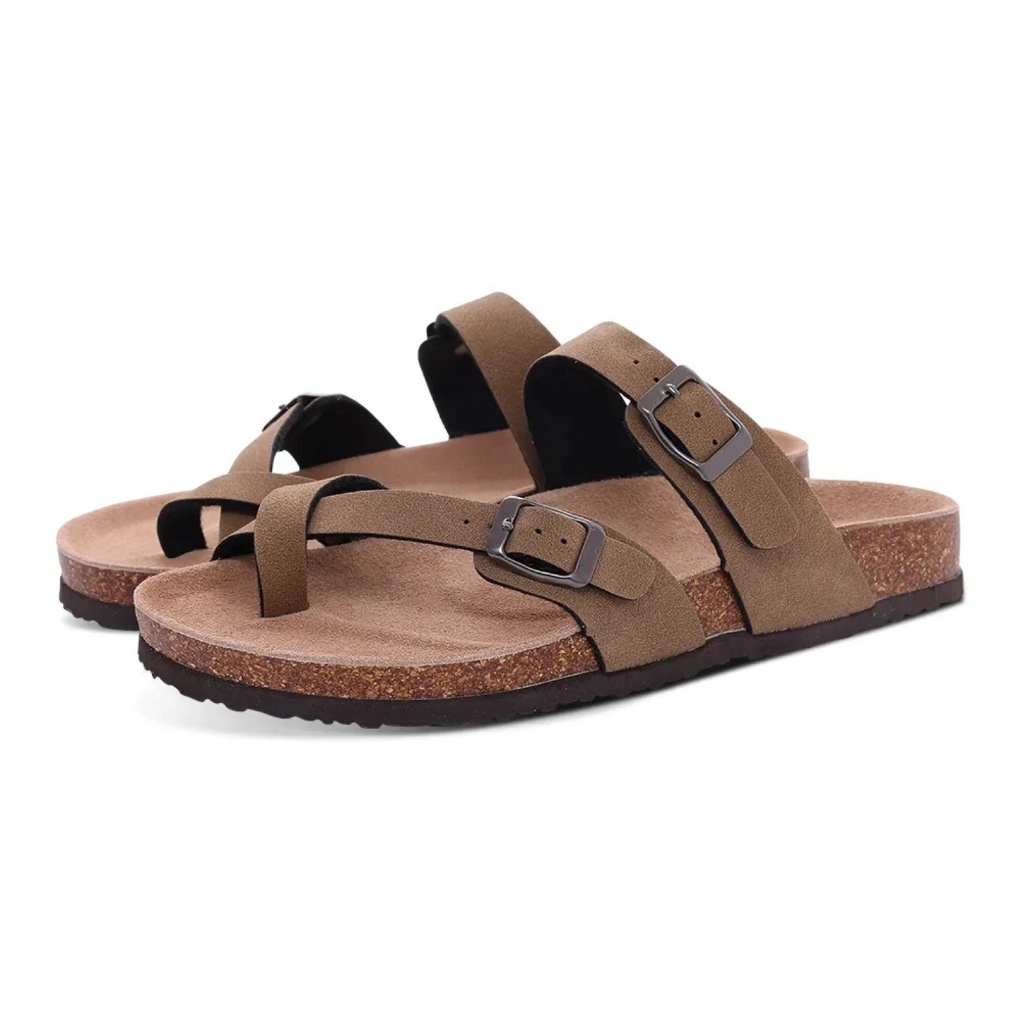 Korksohlen-Sandalen Chanda