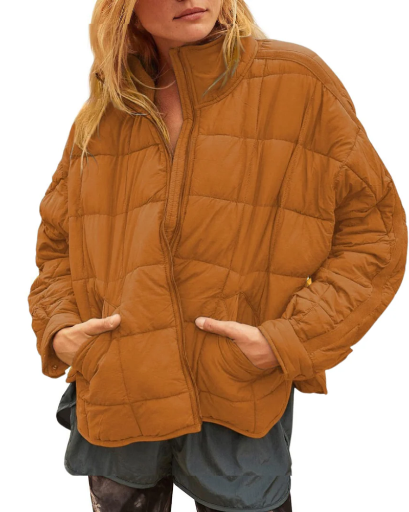 ModeGeist | Leichtgewicht Kompakt Reißverschluss Pufferjacke