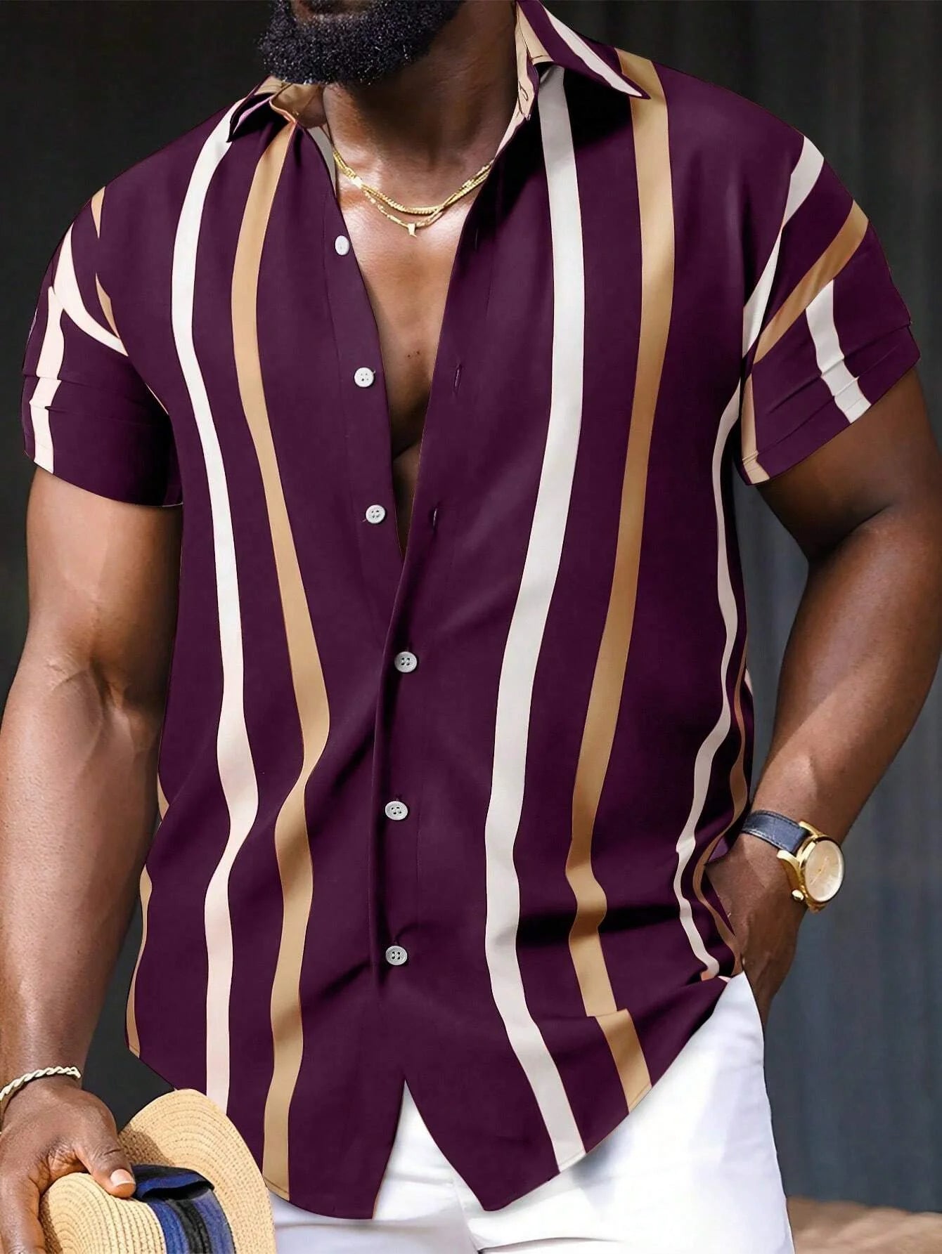 Kurzarmshirt von Bonafita Philip für Herren