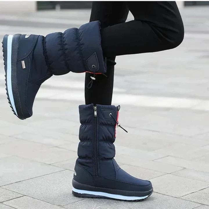 ModeGeist | Fellgefütterte Schneestiefel für Damen