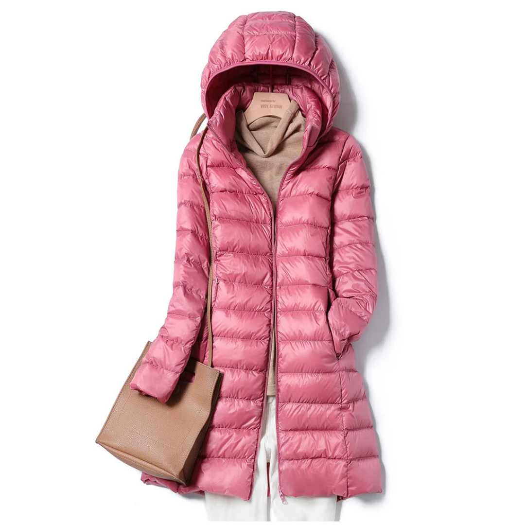 ModeGeist | Winterdoppeljacke für Frauen Lang