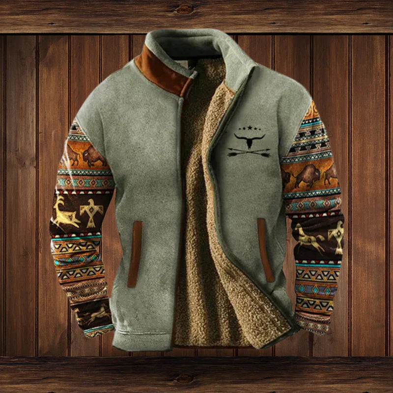 STEFAN: Winterjacke mit Fellfutter