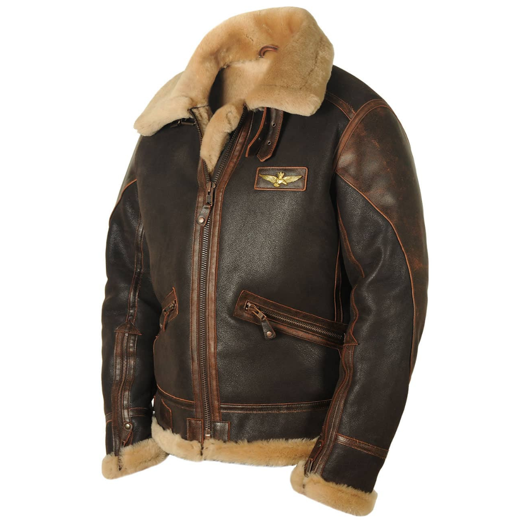 ModeGeist | Retro-Jacke für Herren, Dick und Warm