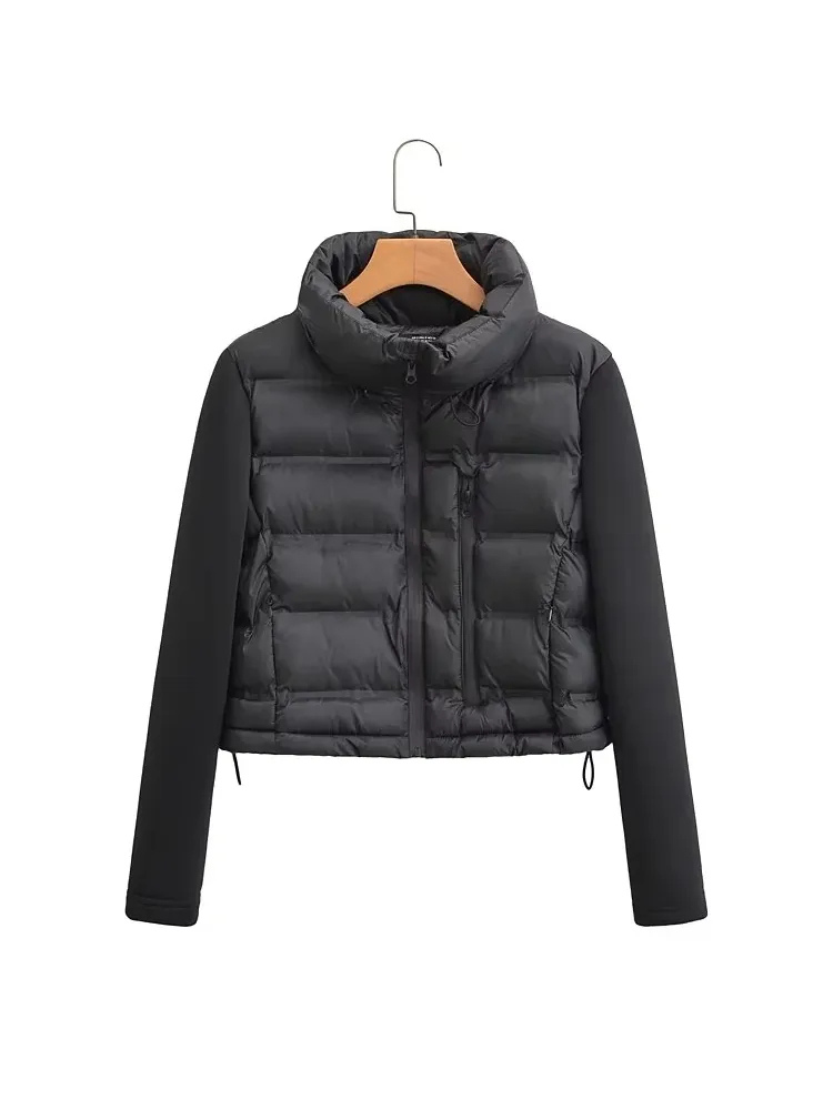 ModeGeist | Damenjacke mit Reißverschluss Schwarz