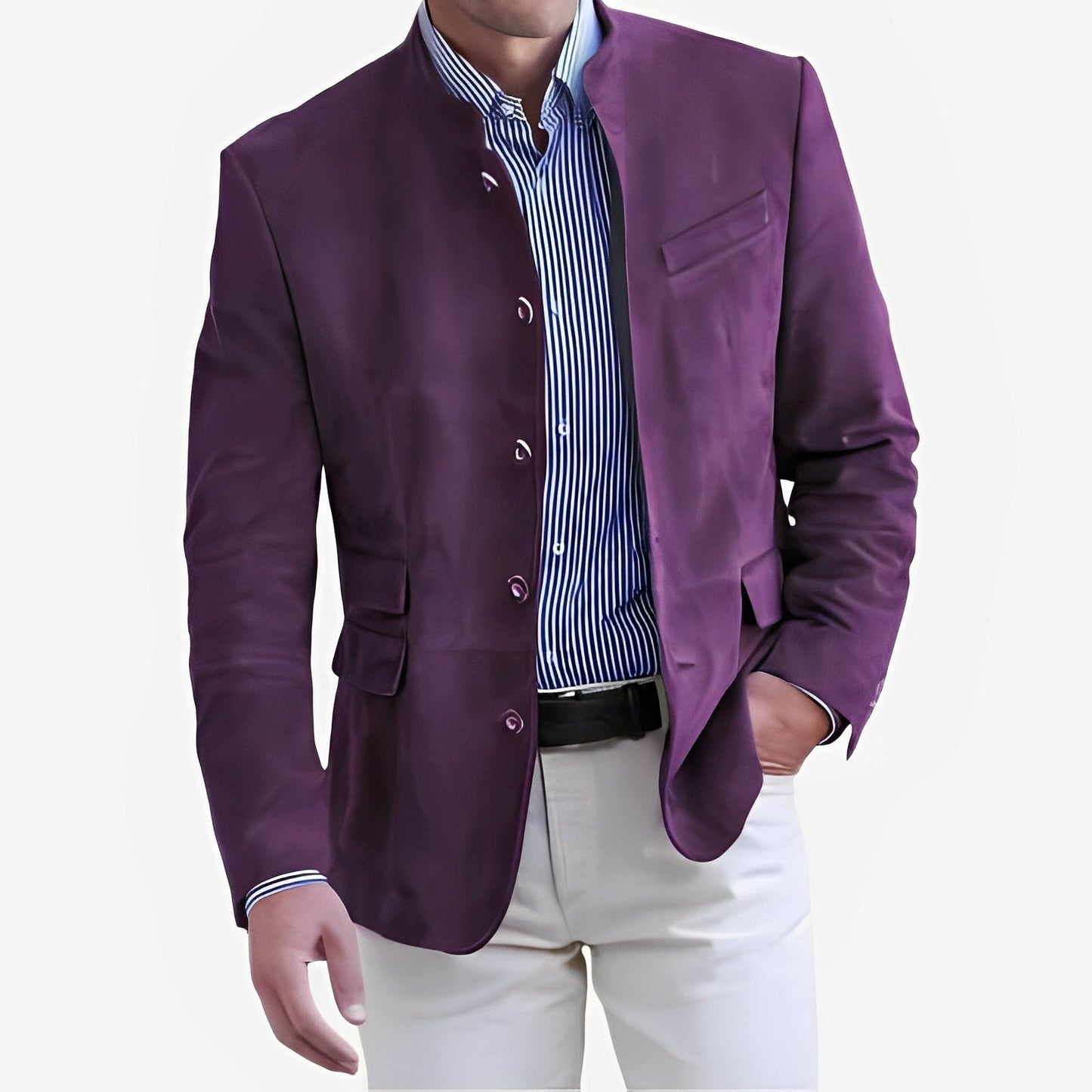 ModeGeist | Legere Button-Down Jacke für Männer